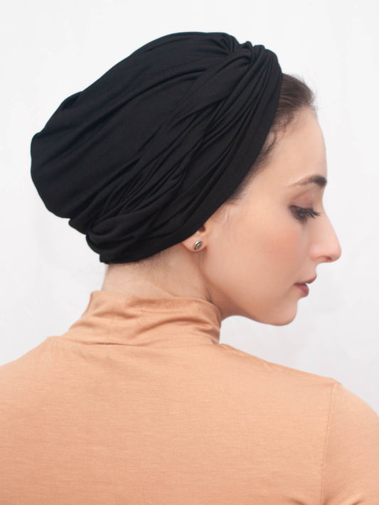 Multifunctional headwrap - black