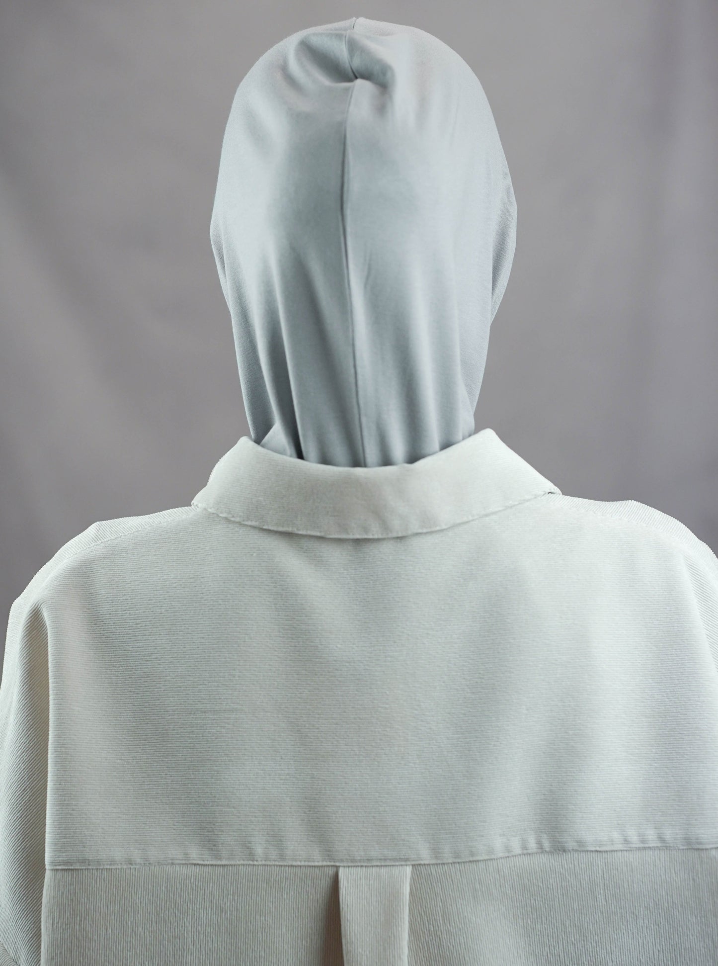 Zip hijab - lightgrey