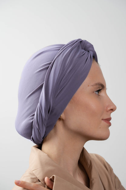 Multifunctional headwrap - purple